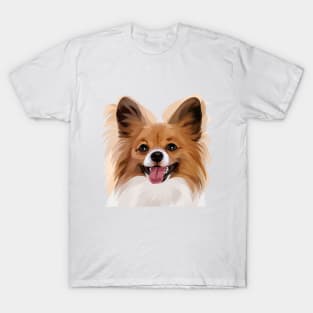 Papillon Illustration T-Shirt